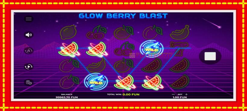 Slot machine Glow Berry Blast with access to free game online, picture 3