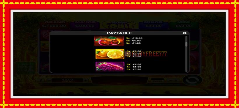 Slot machine Go High Fruit with access to free game online, picture 5