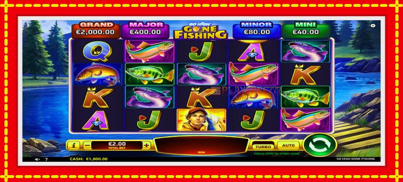 Slot machine Go High Gone Fishing with access to free game online, picture 1