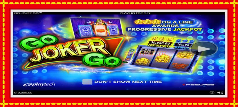 Slot machine Go Joker Go with access to free game online, picture 1