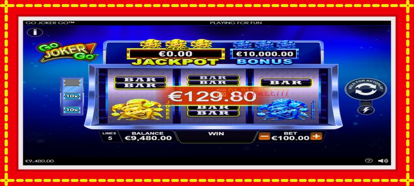 Slot machine Go Joker Go with access to free game online, picture 3