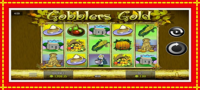 Slot machine Gobblers Gold with access to free game online, picture 1