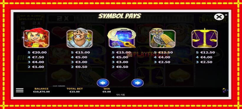 Slot machine Goblins Bargain with access to free game online, picture 6