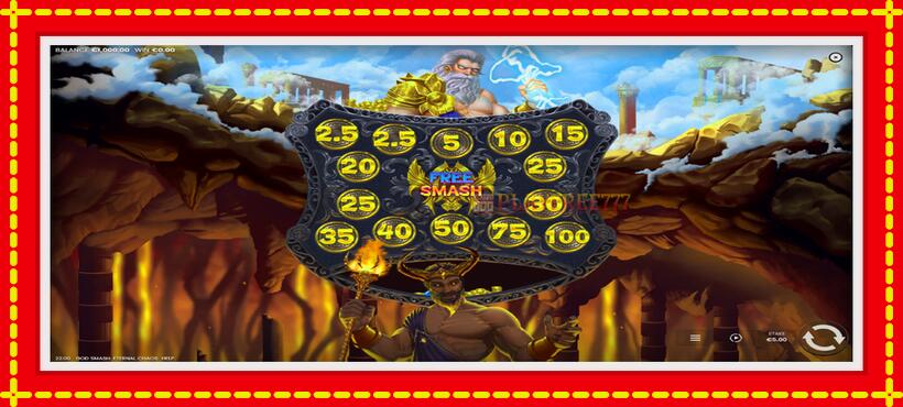 Slot machine God Smash: Eternal Chaos with access to free game online, picture 2