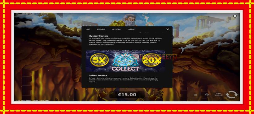 Slot machine God Smash: Eternal Chaos with access to free game online, picture 6