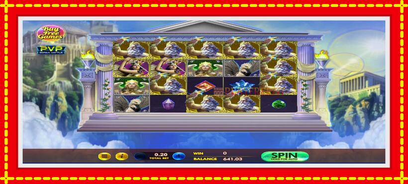 Slot machine God’s Gambit: Zeus with access to free game online, picture 1