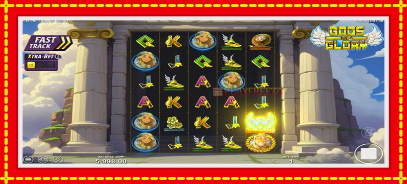 Slot machine Gods of Glory with access to free game online, picture 2