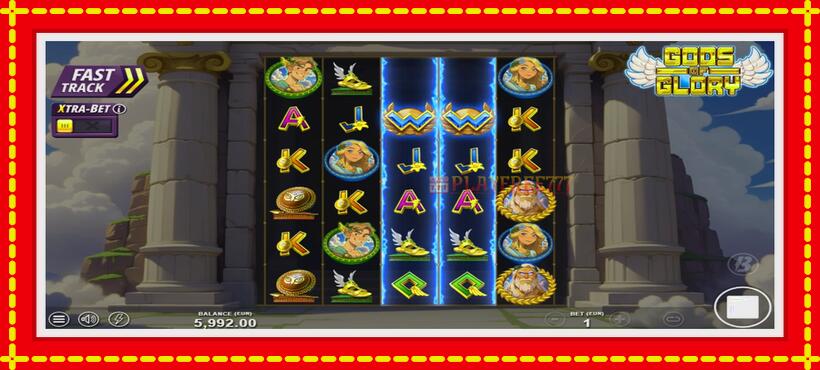 Slot machine Gods of Glory with access to free game online, picture 3