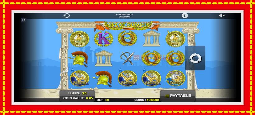 Slot machine Gods of Olympus with access to free game online, picture 1