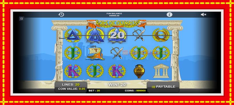 Slot machine Gods of Olympus with access to free game online, picture 2