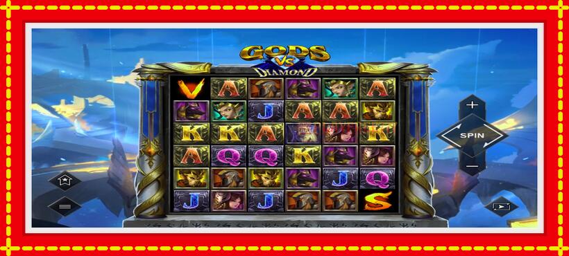 Slot machine Gods VS Diamond with access to free game online, picture 1