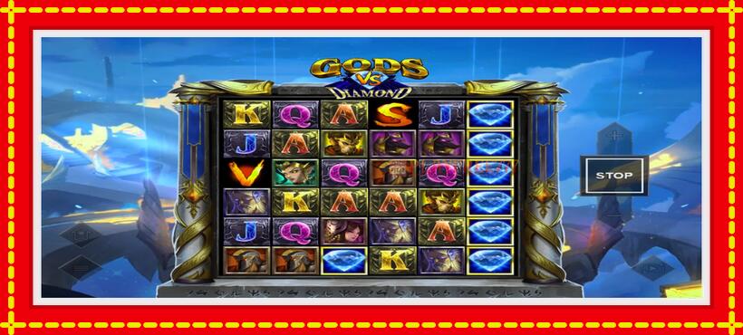 Slot machine Gods VS Diamond with access to free game online, picture 2