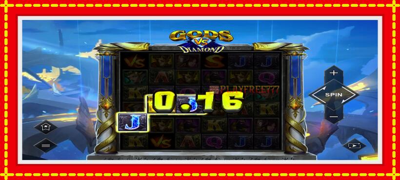 Slot machine Gods VS Diamond with access to free game online, picture 3