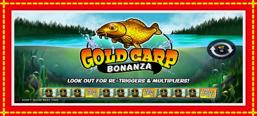 Slot machine Gold Carp Bonanza with access to free game online, picture 1