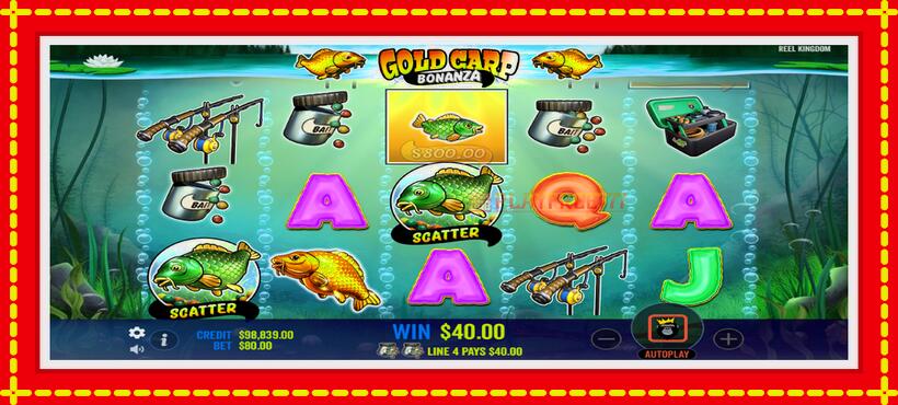 Slot machine Gold Carp Bonanza with access to free game online, picture 3