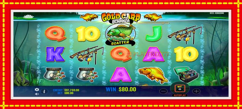 Slot machine Gold Carp Bonanza with access to free game online, picture 4