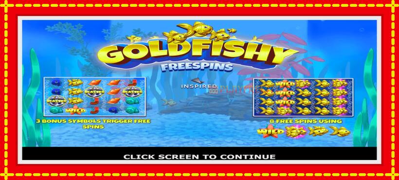 Slot machine Gold Fishy Free Spins with access to free game online, picture 1