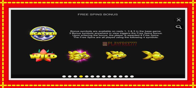 Slot machine Gold Fishy Free Spins with access to free game online, picture 5