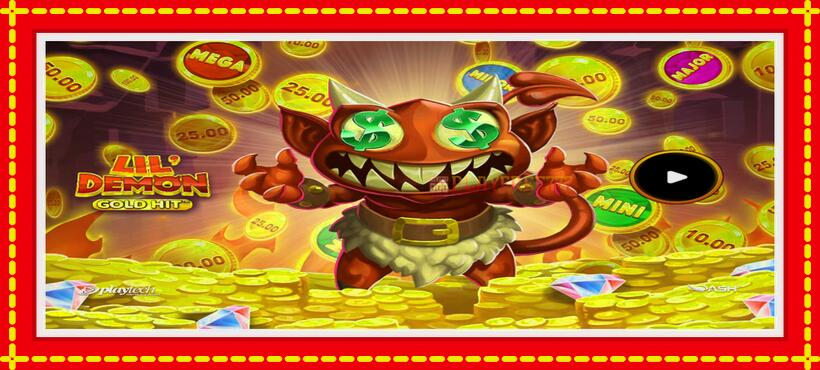 Slot machine Gold Hit: Lil Demon with access to free game online, picture 1