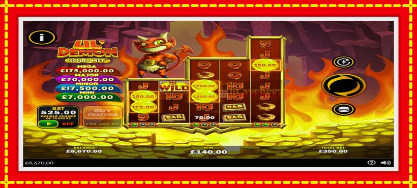 Slot machine Gold Hit: Lil Demon with access to free game online, picture 3