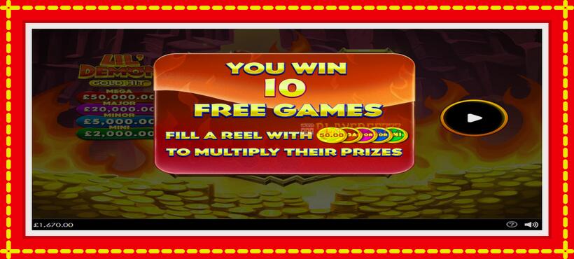 Slot machine Gold Hit: Lil Demon with access to free game online, picture 4