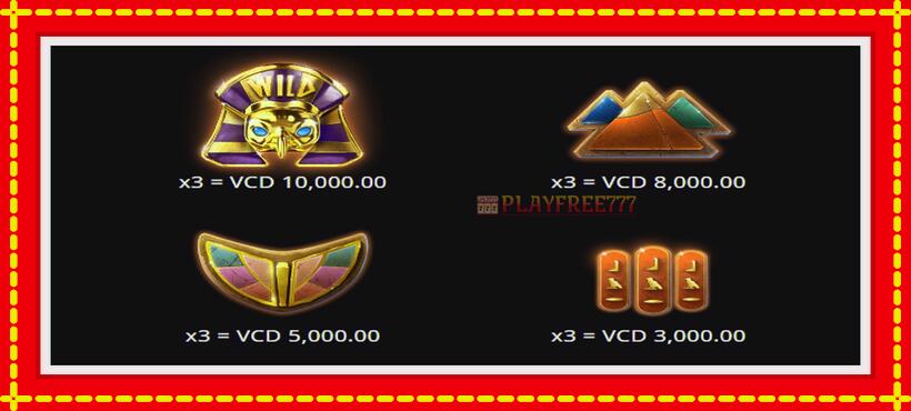 Slot machine Gold of Egypt with access to free game online, picture 4