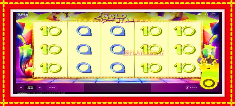 Slot machine Gold Star with access to free game online, picture 2