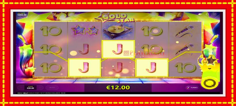 Slot machine Gold Star with access to free game online, picture 3