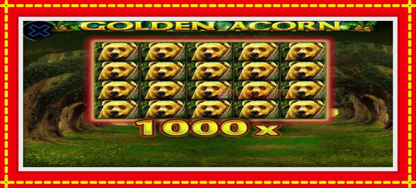 Slot machine Golden Acorn with access to free game online, picture 4