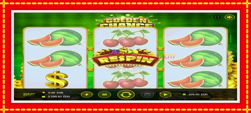 Slot machine Golden Chance with access to free game online, picture 2