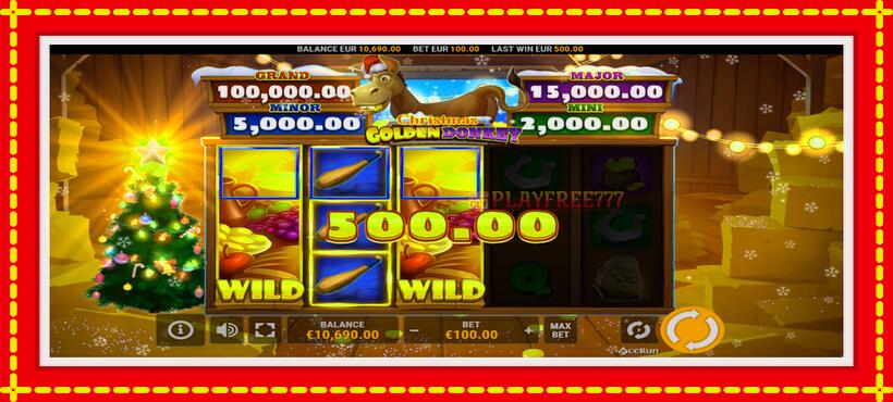 Slot machine Golden Donkey with access to free game online, picture 4