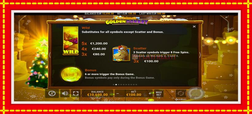 Slot machine Golden Donkey with access to free game online, picture 6