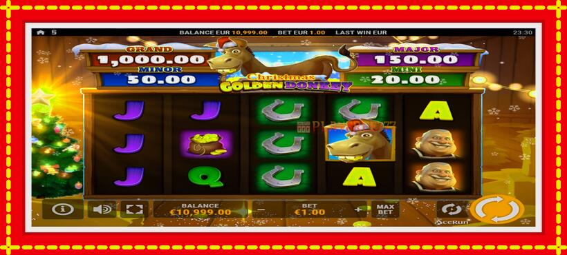 Slot machine Golden Donkey Christmas with access to free game online, picture 2