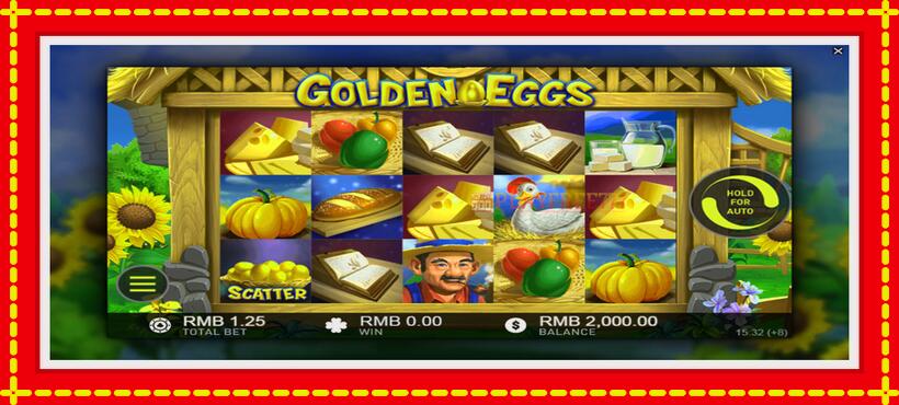 Slot machine Golden Eggs with access to free game online, picture 2