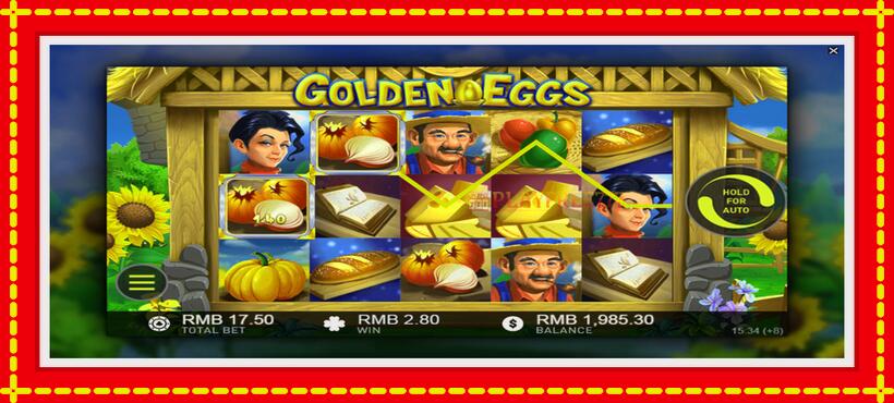 Slot machine Golden Eggs with access to free game online, picture 3