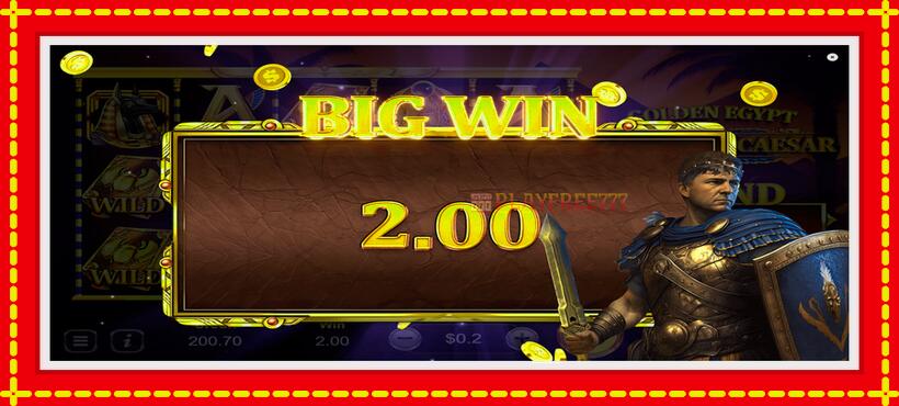 Slot machine Golden Egypt Legend of Caesar with access to free game online, picture 4