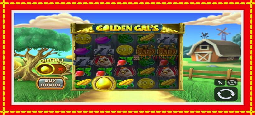 Slot machine Golden Gals with access to free game online, picture 2