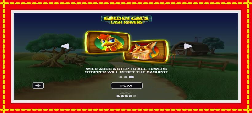 Slot machine Golden Gal’s Cash Tower with access to free game online, picture 5