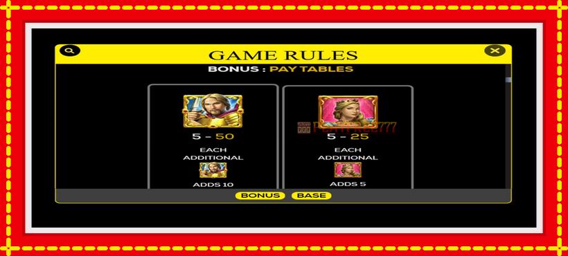 Slot machine Golden Knight Infinity with access to free game online, picture 4