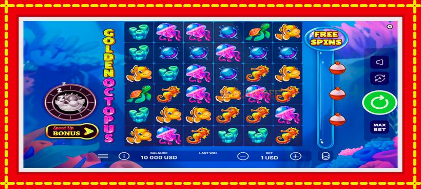 Slot machine Golden Octopus with access to free game online, picture 1