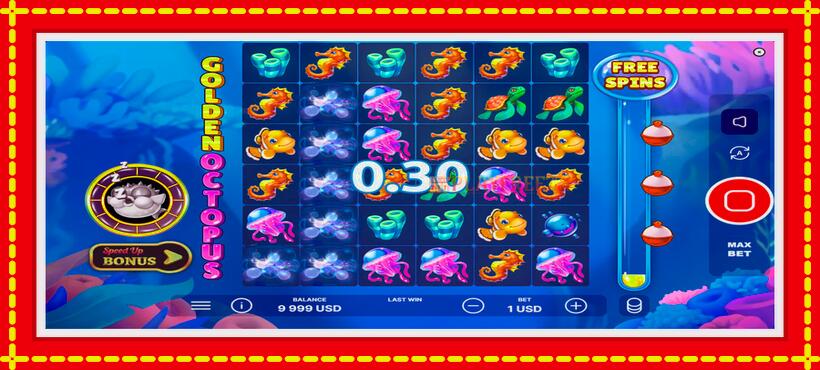 Slot machine Golden Octopus with access to free game online, picture 2