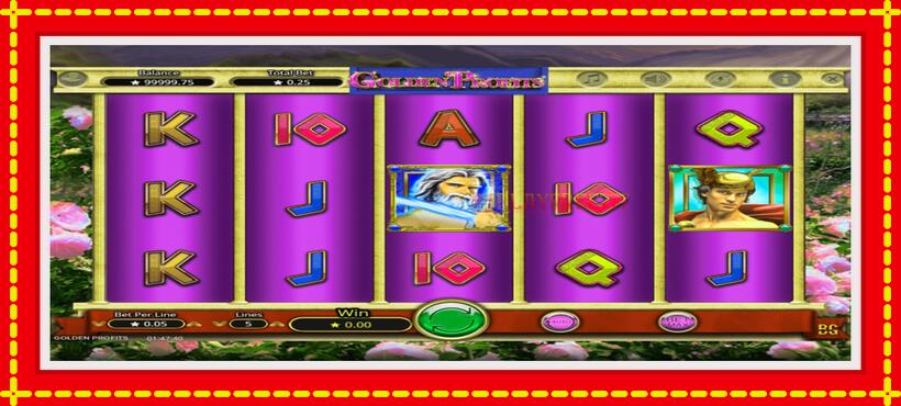 Slot machine Golden Profits with access to free game online, picture 2