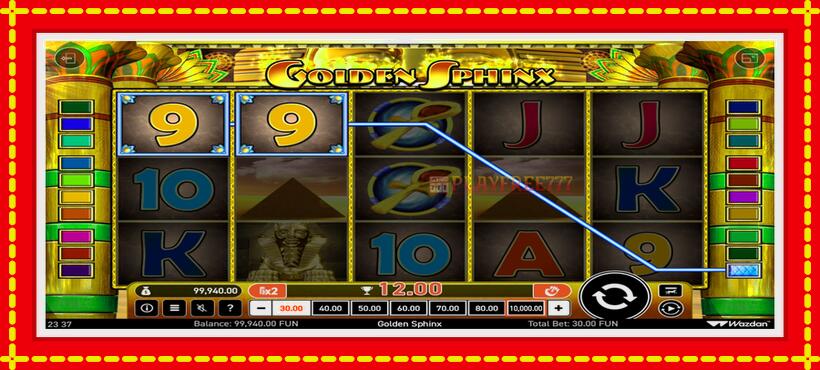 Slot machine Golden Sphinx with access to free game online, picture 3