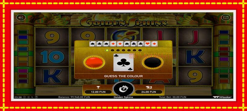 Slot machine Golden Sphinx with access to free game online, picture 4