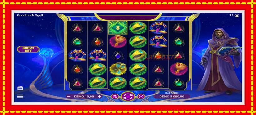 Slot machine Good Luck Spell with access to free game online, picture 2