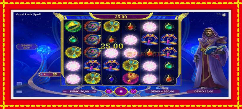 Slot machine Good Luck Spell with access to free game online, picture 3