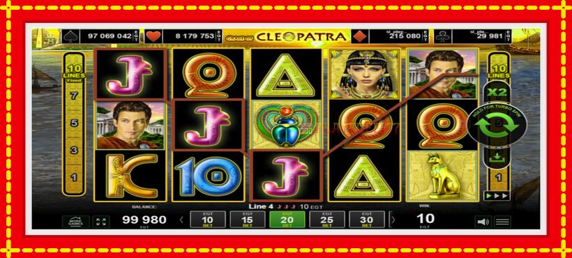 Slot machine Grace of Cleopatra with access to free game online, picture 2