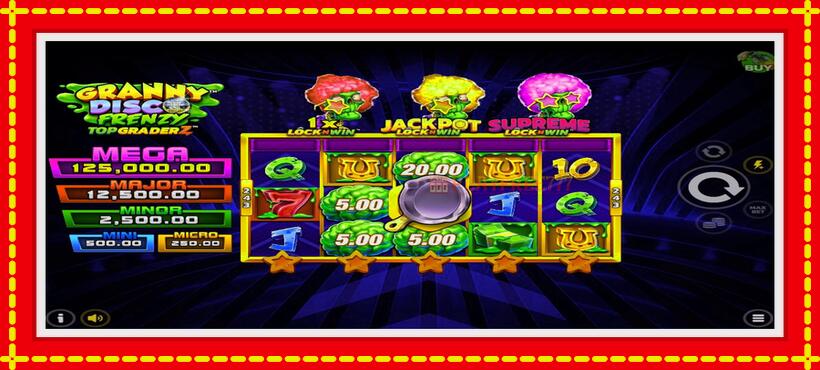 Slot machine Granny Disco Frenzy with access to free game online, picture 4