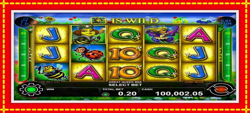 Slot machine Great Queen Bee with access to free game online, picture 1