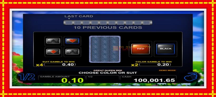 Slot machine Great Queen Bee with access to free game online, picture 3